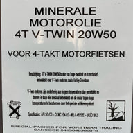 4T 20W50 Minerale motorolie V-twin 4 ltr