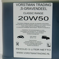 VTR 20W50 Minerale Motorolie 5 Ltr