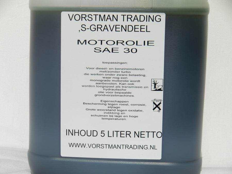 VTR SAE 30 minerale Motorolie 5 ltr