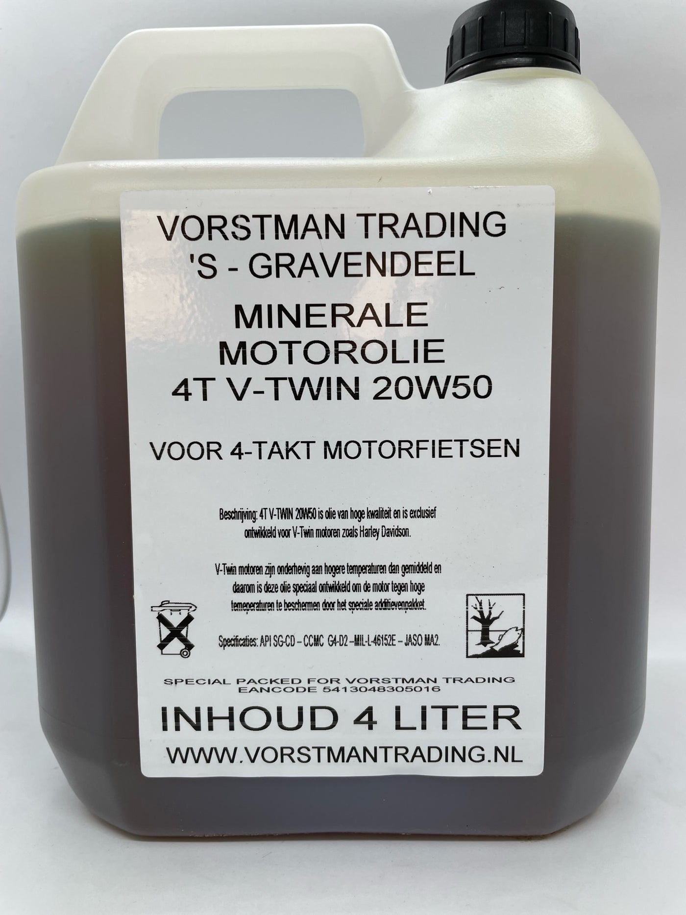 4T 20W50 Minerale motorolie V-twin 4 ltr