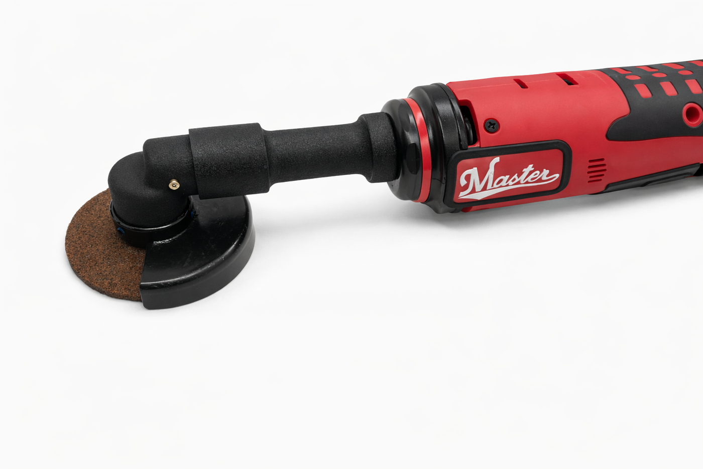 3 inch Accu- Slijptol met  verlengde hals , 12 Volt met 75 mm schijf .