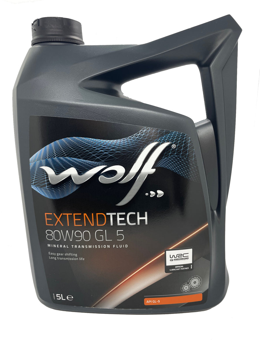 Wolf 80W90 GL5 versnellingsbak olie 5 ltr