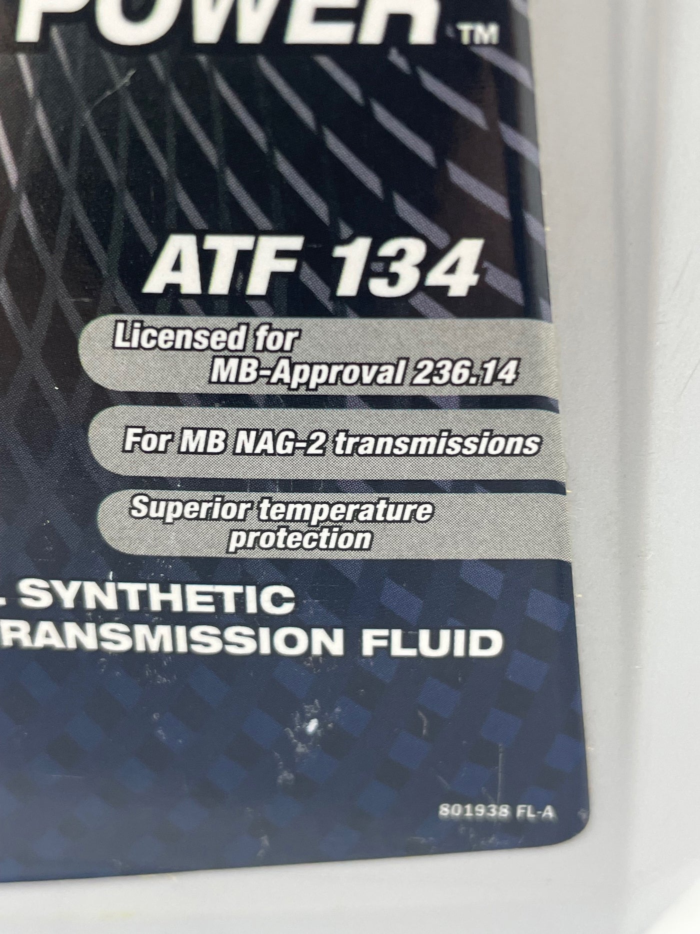 1 ltr Valvoline ATF134 versnellingsbakolie Mercedes 5 of 7 traps MB 236.14