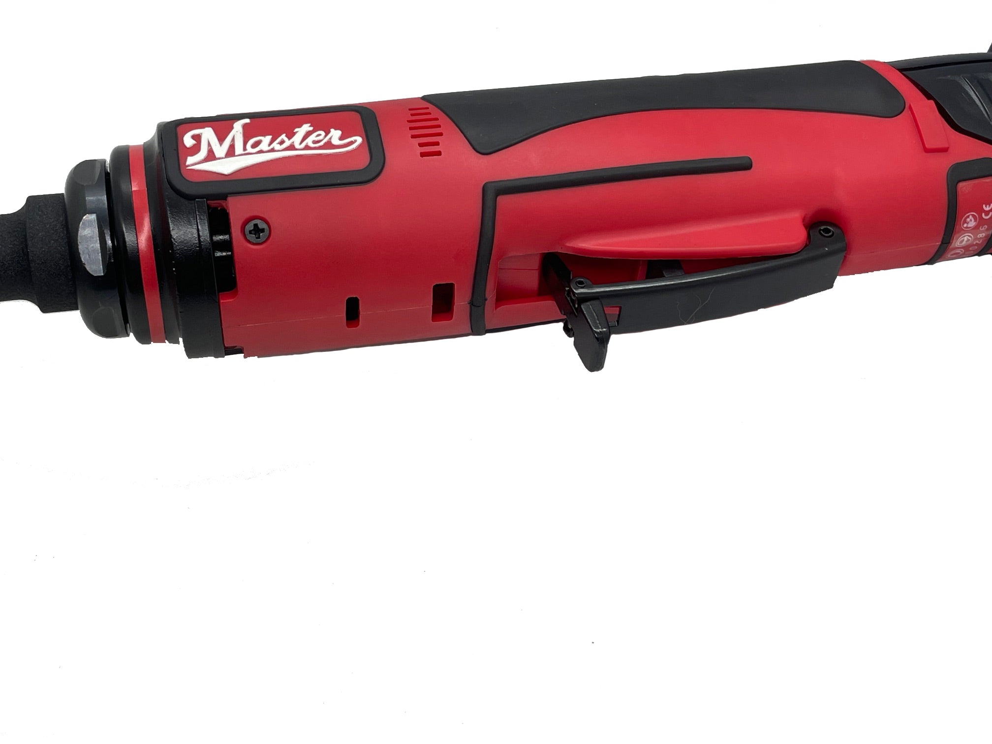 3 inch Accu- Slijptol met  verlengde hals , 12 Volt met 75 mm schijf .