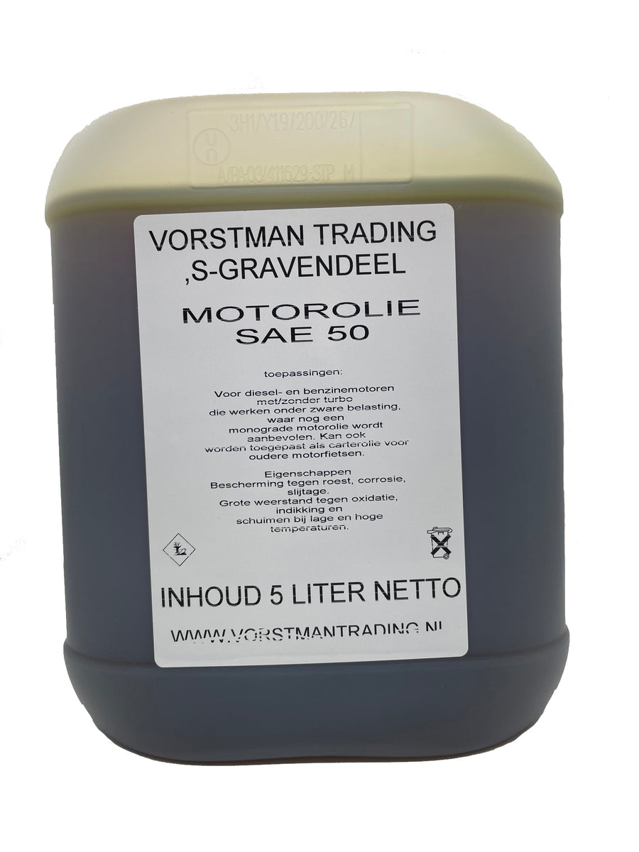 VTR SAE 50 Minerale motorolie 5 Ltr.