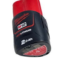 Milwaukee M12 accu B2 2.0 Ah 12 Volt