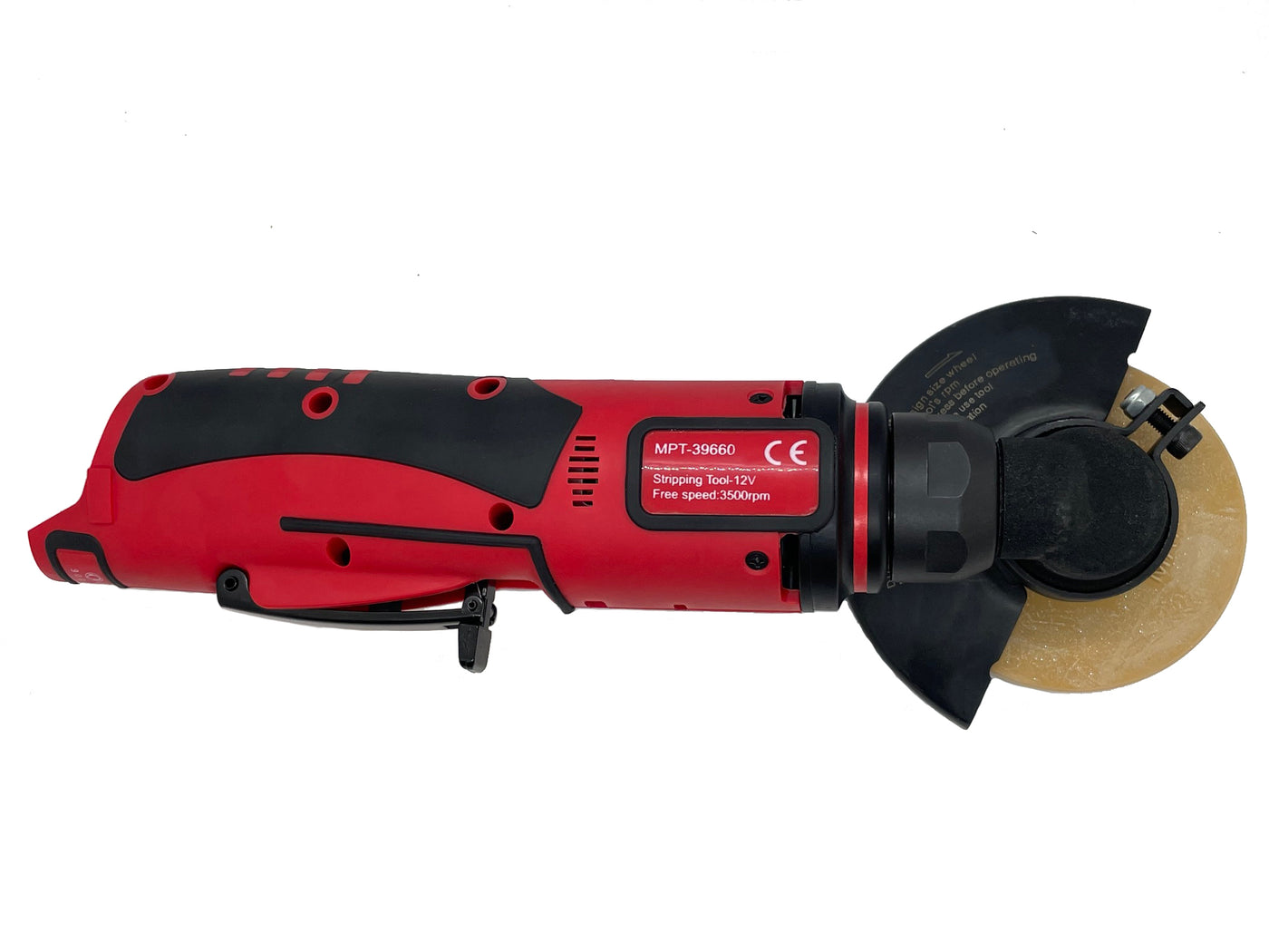Sticker verwijder Tool 12 Volt met Caramelschijf