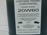 VTR 20W60 minerale Motorolie 5 ltr