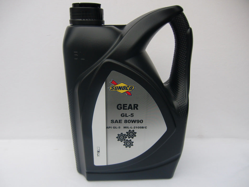 80W90 versnellingsbak olie 5 ltr Sunoco